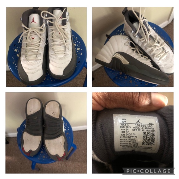 Jordan’s Youths 6Y Grey and White - Picture 8 of 8